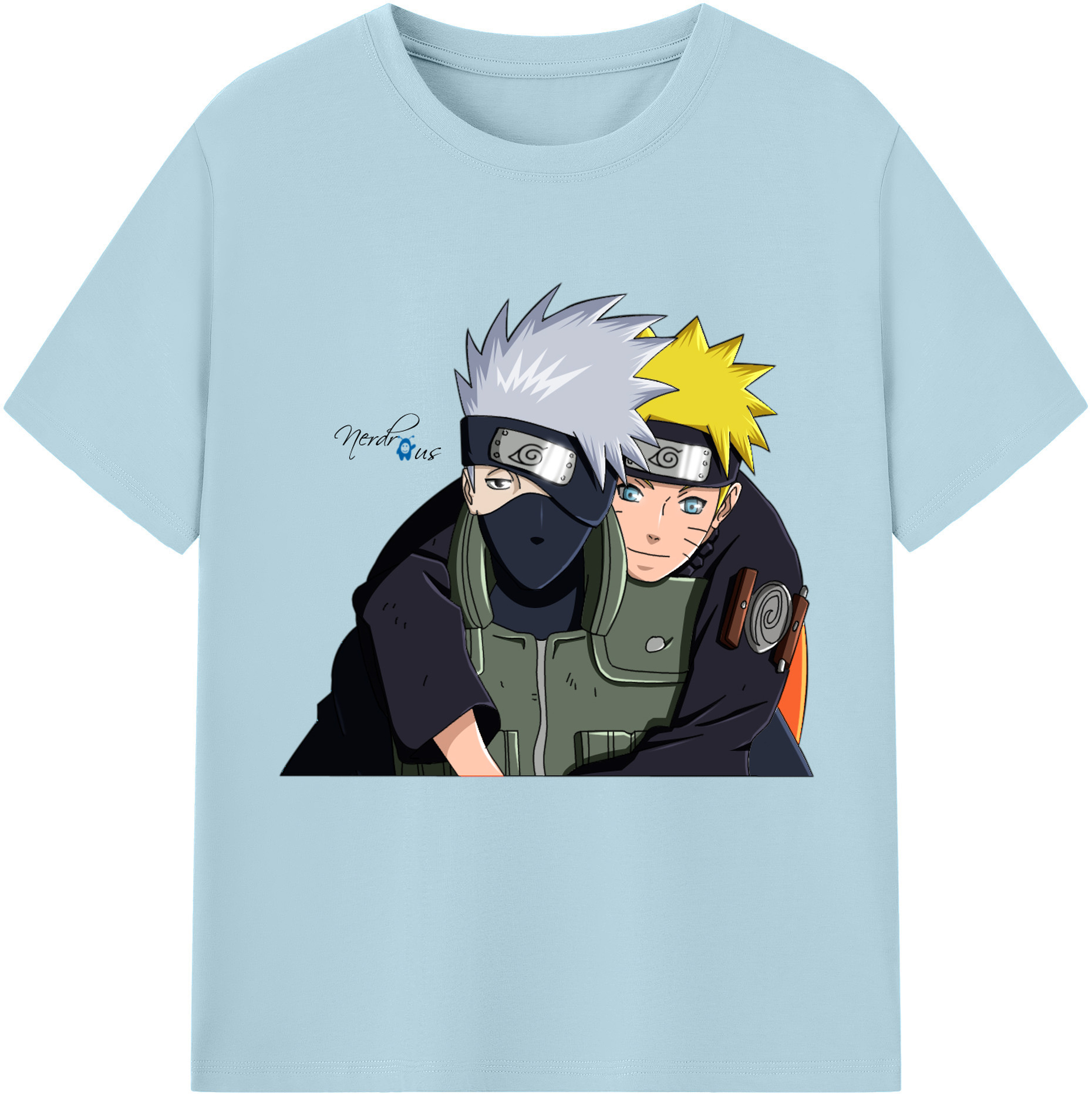 （画像用） NARUTO -ナルト- はたけ カカシ Hatake Kakashi 綿100％半袖Tシャツ（フロントプリント）